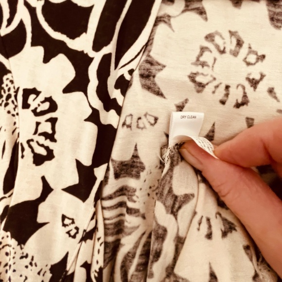 ✨ LUXE Banana Republic Silk & Linen Floral Wrap Dress- Size M✨👗 - Picture 7 of 7